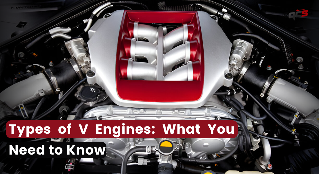 A V6 engine