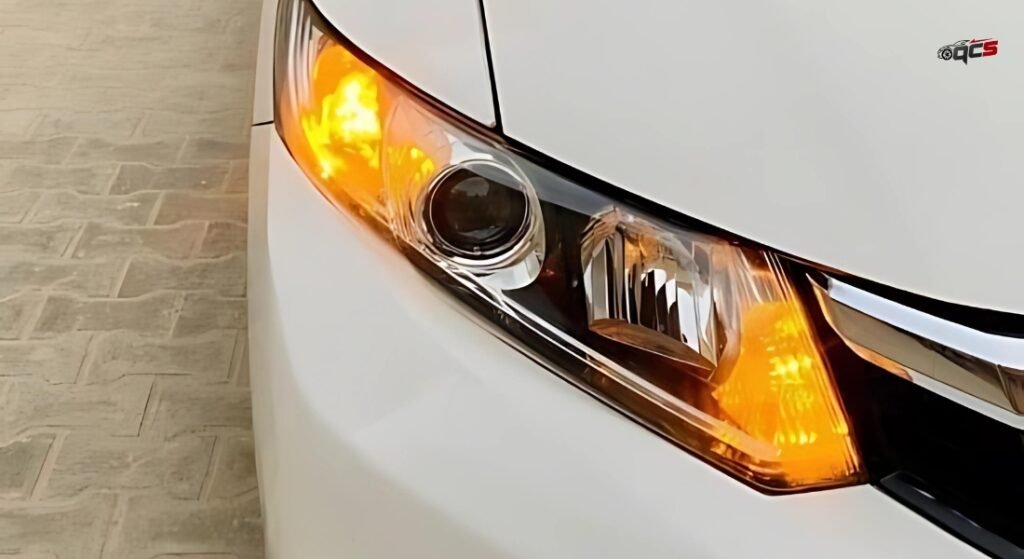 Headlight LED indicator