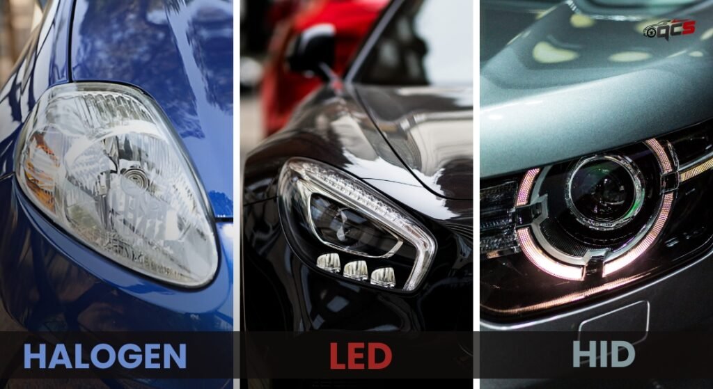 Difference between Halogen, LED, HID headlight